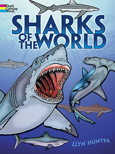 Sharks Of The World Coloring Book (Dover Nature Coloring Book)