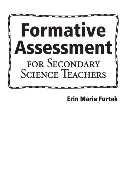Formative Assessment for Secondary Science Teachers