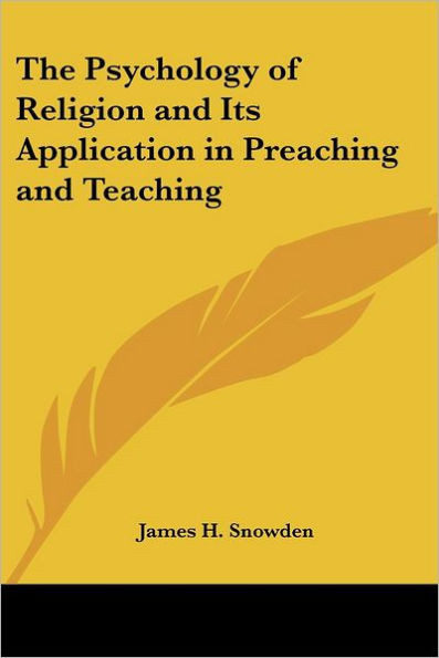 The Psychology of Religion and Its Application in Preaching and Teaching