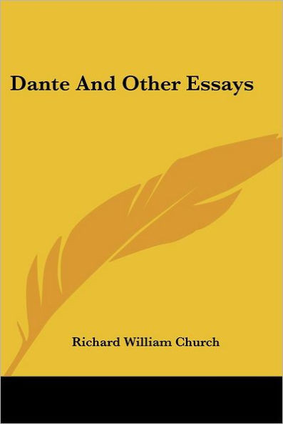 Dante And Other Essays
