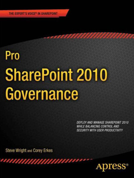 Pro SharePoint 2010 Governance