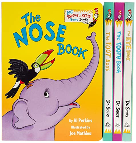 The Big Box Of Bright And Early Board Books About Me: The Foot Book By Dr. Seuss; The Eye Book By Dr. Seuss; The Tooth Book By Dr. Seuss; The Nose Book By Al Perkins (Big Bright & Early Board Book)