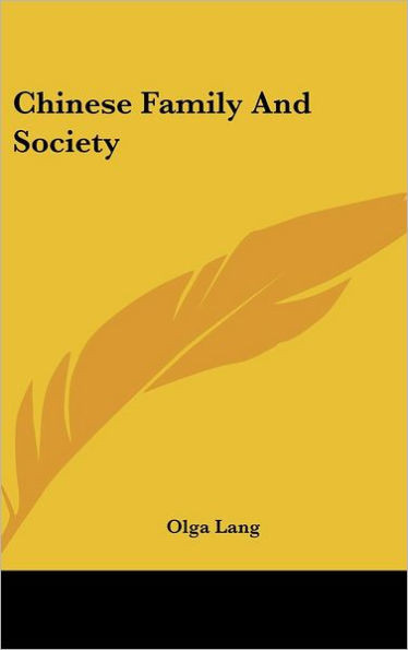 Chinese Family and Society
