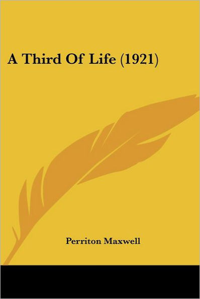 A Third Of Life (1921)