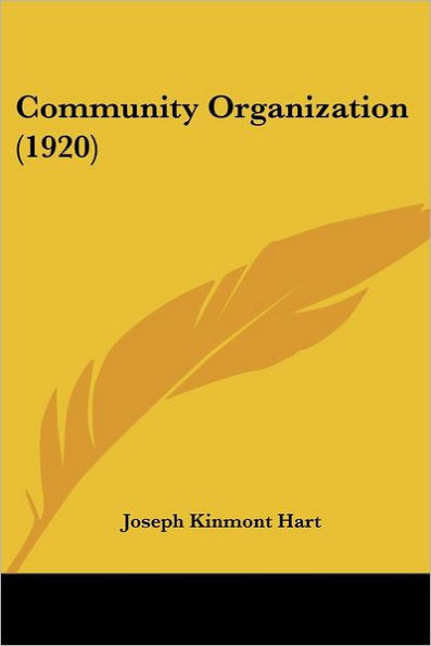 Community Organization (1920)