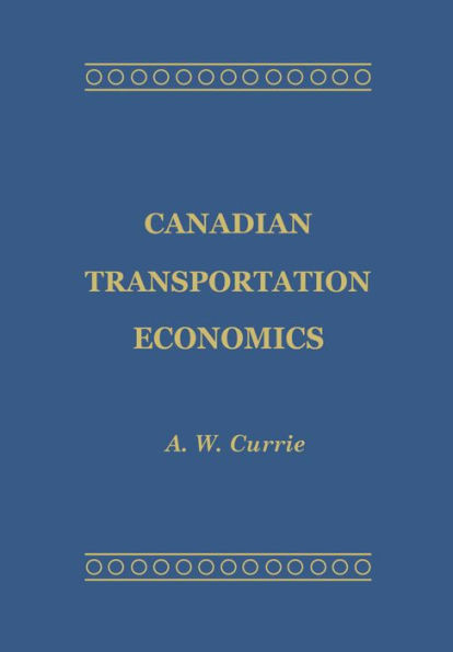 Canadian Transportation Economics