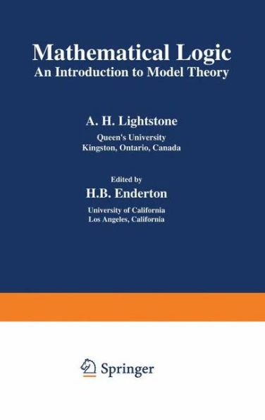 Mathematical Logic: An Introduction to Model Theory