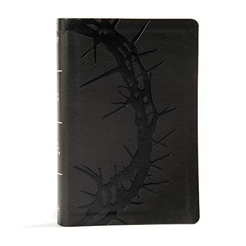 Kjv Large Print Personal Size Reference Bible, Charcoal Leathertouch