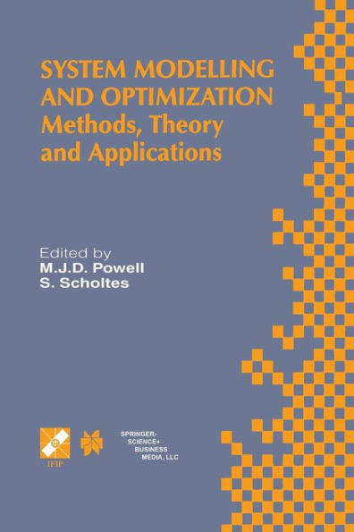 System Modelling and Optimization: Methods, Theory and Applications. 19th Ifip Tc7 Conference on System Modelling and Optimization July 12-16, 1999, C