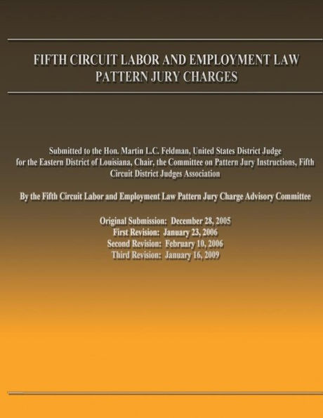 Fifth Circuit Labor and Employment Law Pattern Jury Charges