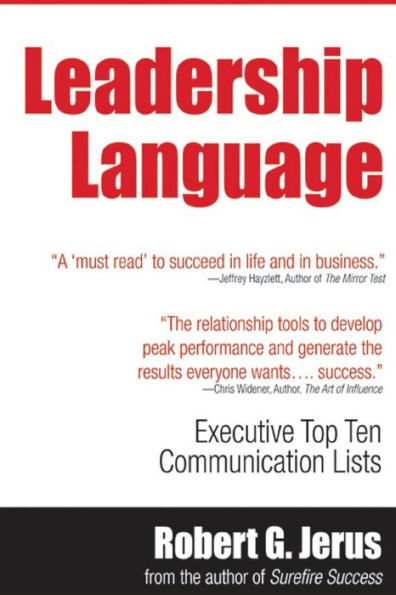 Leadership Language: Executive Top Ten Lists for Communication Success