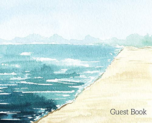 Beach Landscape Guest Book To Sign