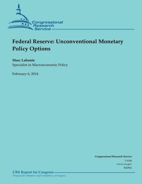 Federal Reserve: Unconventional Monetary Policy Options