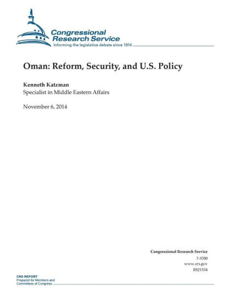 Oman: Reform, Security, and U.S. Policy