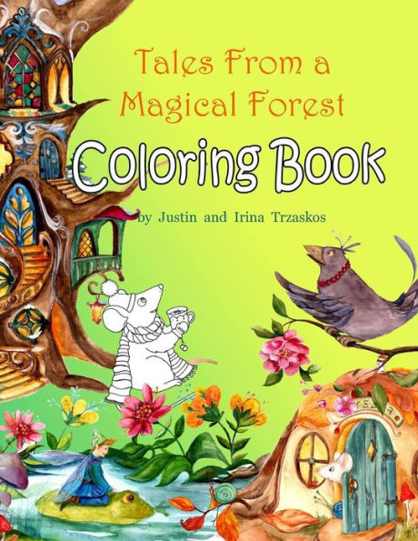 Tales From a Magical Forest Coloring Book