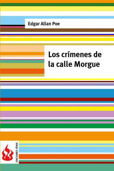 Los crímenes de la calle Morgue: (low cost). Edición limitada