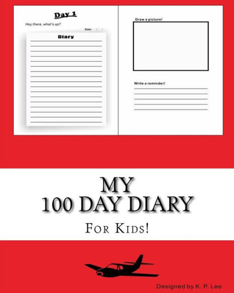 My 100 Day Diary (Red cover)