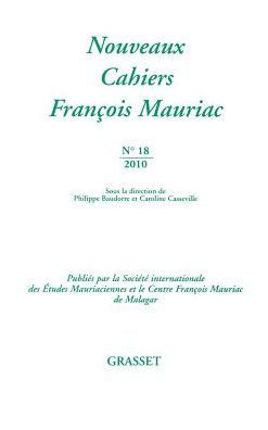 Nouveaux cahiers FranÃ§ois Mauriac NÂ°18