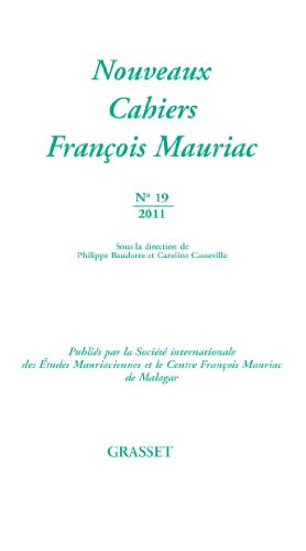 Nouveaux cahiers François Mauriac N°19