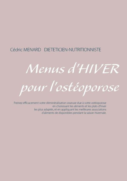 Menus d'hiver pour l'ostÃ©oporose