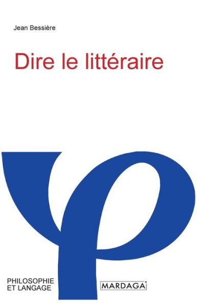 Dire le littÃ©raire