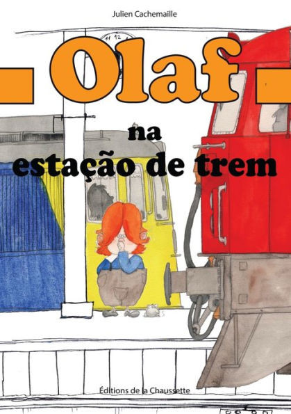 Olaf na estação de trem