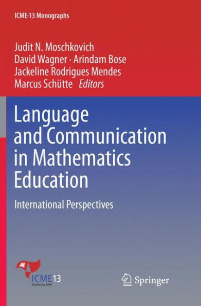 Language and Communication in Mathematics Education: International Perspectives