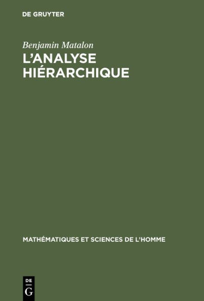 L'analyse hiÃ©rarchique