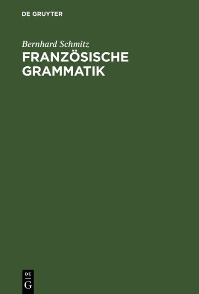 FranzÃ¶sische Grammatik