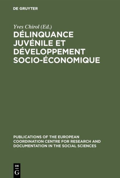 Délinquance juvénile et développement socio-économique