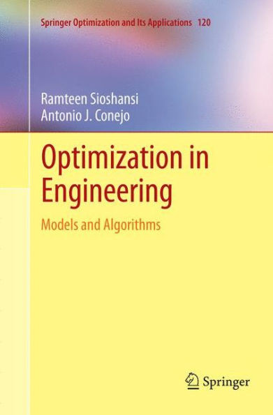 Optimization in Engineering: Models and Algorithms