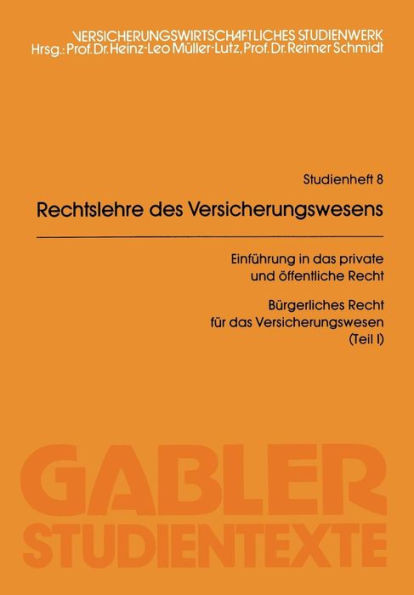 Rechtslehre Des Versicherungswesens (Rlv)