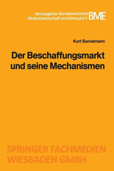 Der Beschaffungsmarkt Und Seine Mechanismen