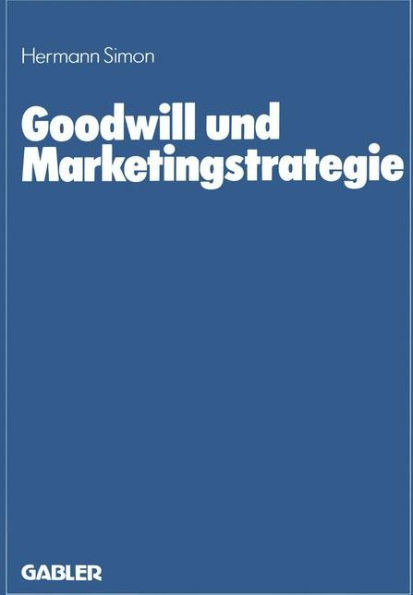 Goodwill Und Marketingstrategie