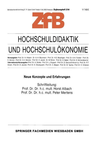 Hochschuldidaktik Und Hochschulökonomie: Neue Konzepte Und Erfahrungen