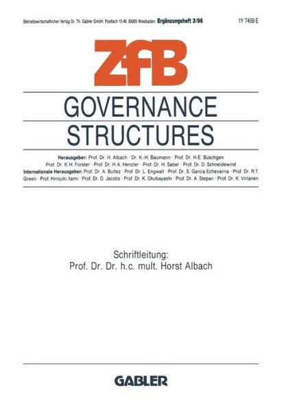 Governance Structures: Umbruch in Der FÃ¼hrung Von GroÃŸunternehmen