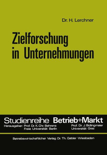 Zielforschung in Unternehmungen