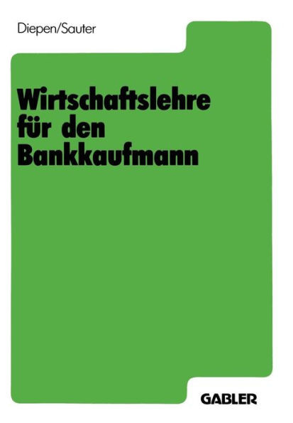Wirtschaftslehre FÃ¼r Den Bankkaufmann