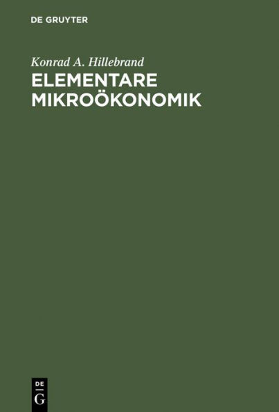 Elementare MikroÃ¶konomik