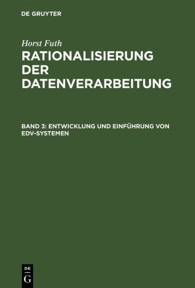 Entwicklung Und Einführung Von Edv-Systemen