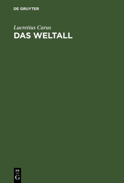 Das Weltall: Ein Lehrgedicht in Sechs GesÃ¤ngen