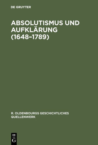 Absolutismus Und AufklÃ¤rung (1648-1789)