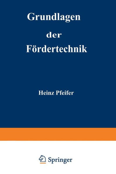 Grundlagen Der FÃ¶rdertechnik