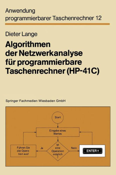 Algorithmen Der Netzwerkanalyse Für Programmierbare Taschenrechner (Hp-41c)