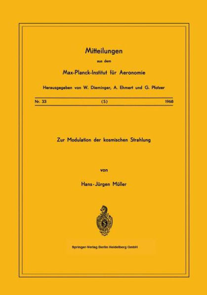 Zur Modulation Der Kosmischen Strahlung