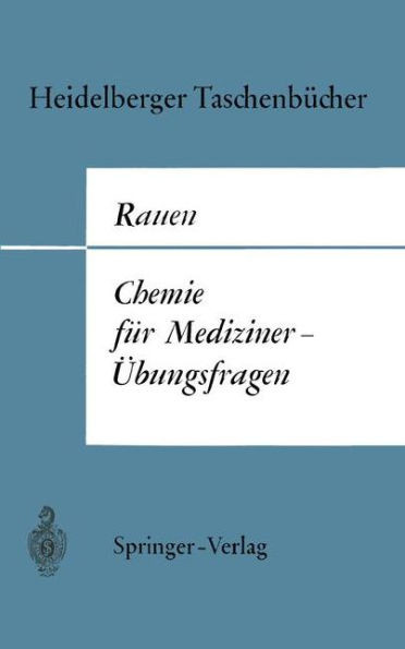 Chemie FÃ¼r Mediziner--Ãœbungsfragen