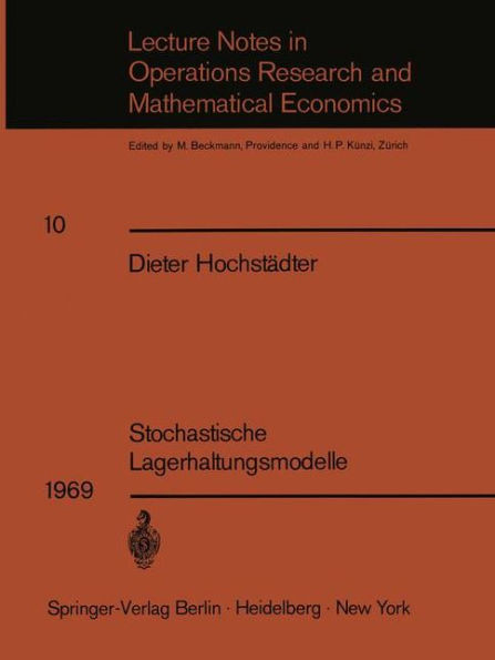 Stochastische Lagerhaltungsmodelle