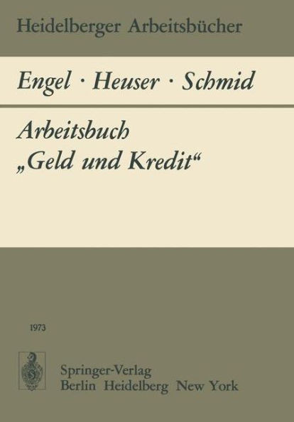 Arbeitsbuch ""Geld Und Kredit""