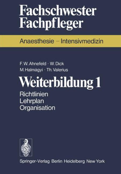 Weiterbildung 1: Richtlinien. Lehrplan. Organisation