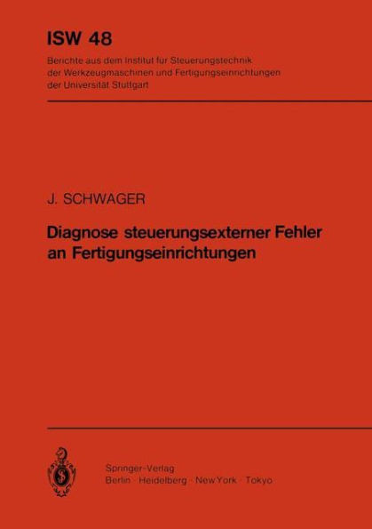 Diagnose Steuerungsexterner Fehler an Fertigungseinrichtungen